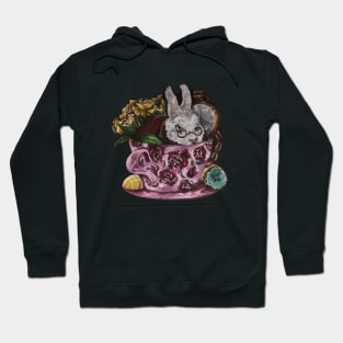 The white rabbit Hoodie